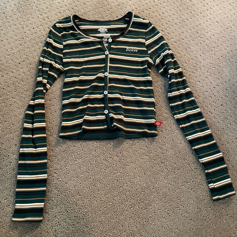 dickies stripped long sleeve